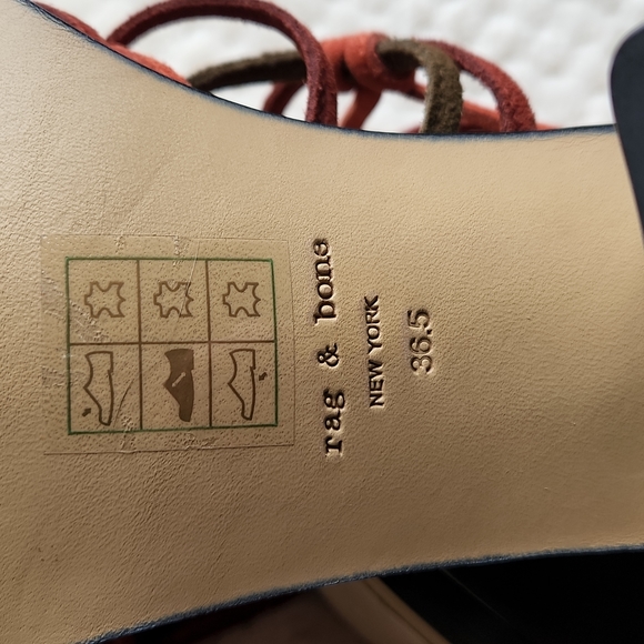 NIB rag & bone Camille Terracotta Sandals - Picture 12 of 16